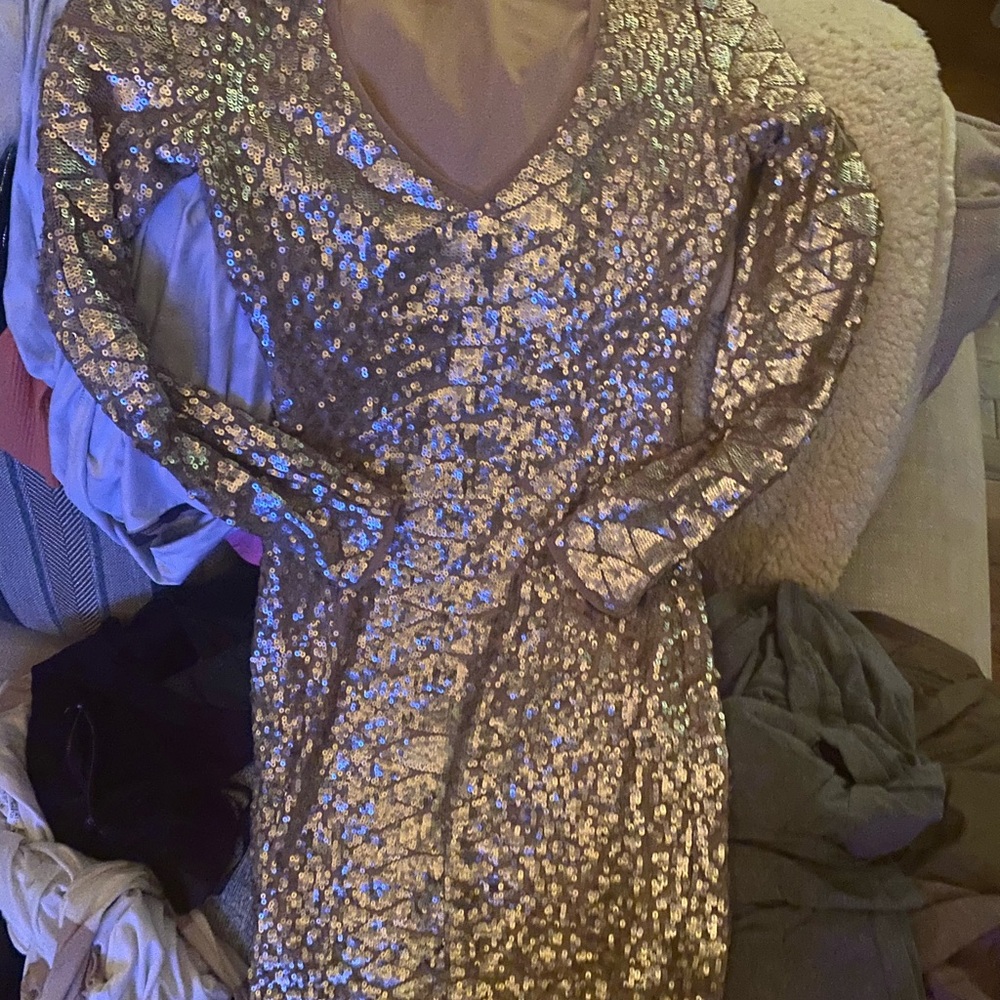 Bcbg Python Sequined Dress - image 6